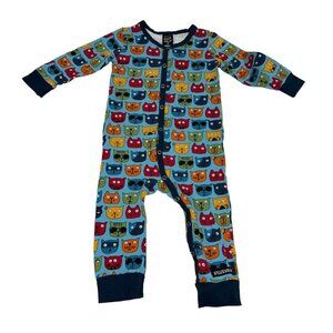Villervalla All In One Cool Cats Onesie Sleeper Size 86 1.5 Years